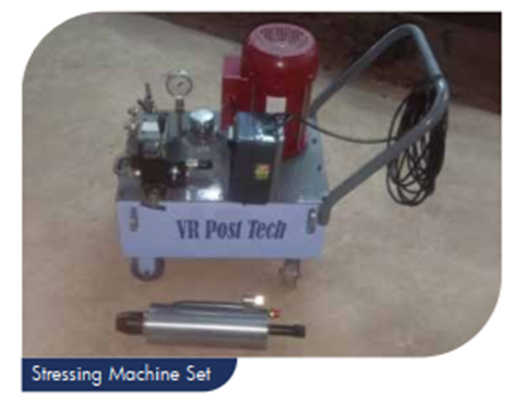 Stressing Machine Set